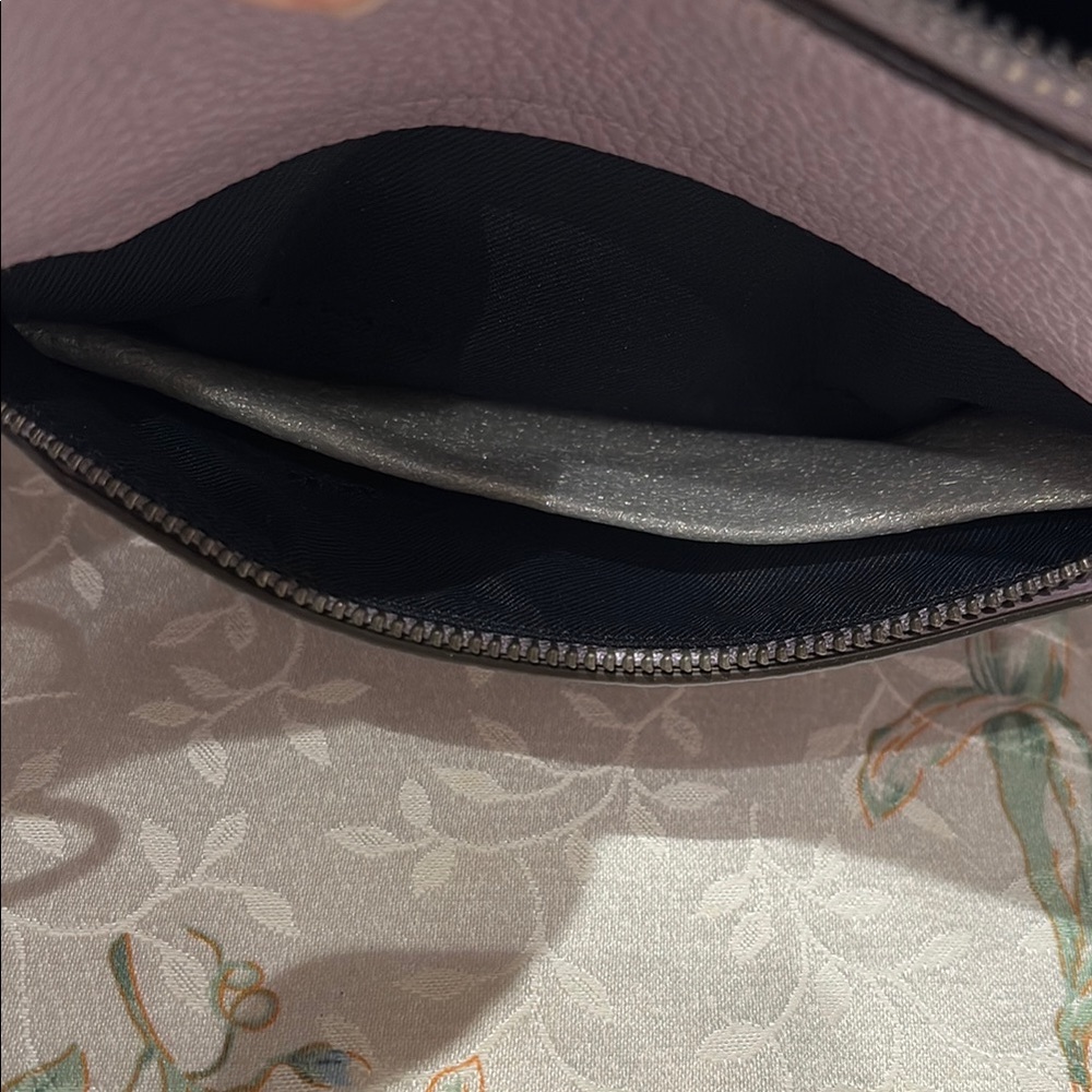 Coach Two-Tone Purple Leather Crossbody Bag - Picture 3 of 8